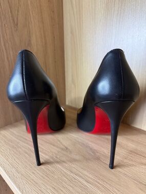 Christian Louboutin Pigalle 100 MM Napa Leather Pumps.